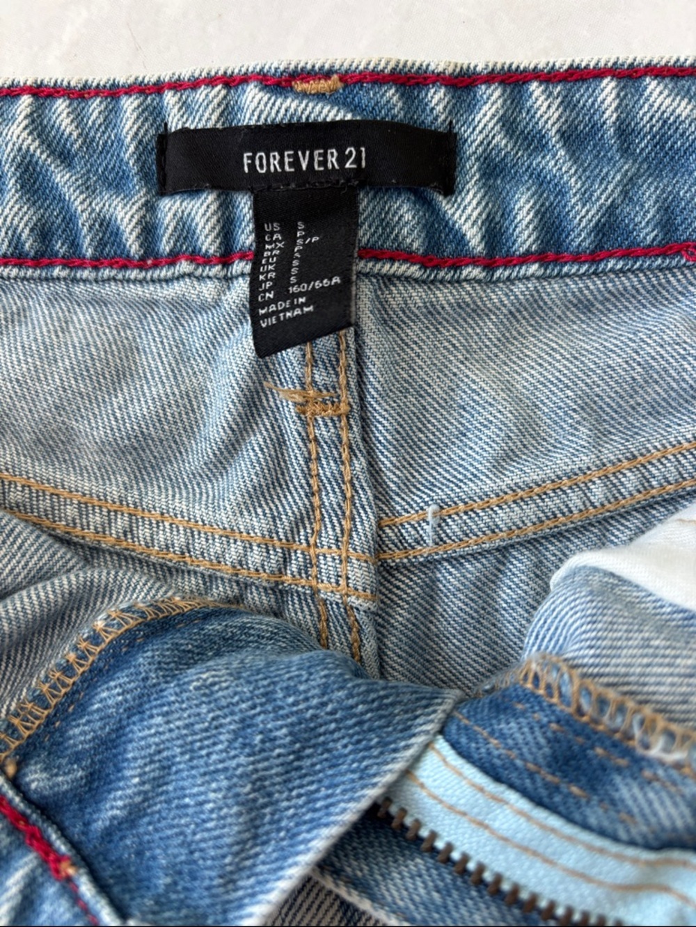 Forever 21 Jeans Shorts Size S - Picture 3 of 3